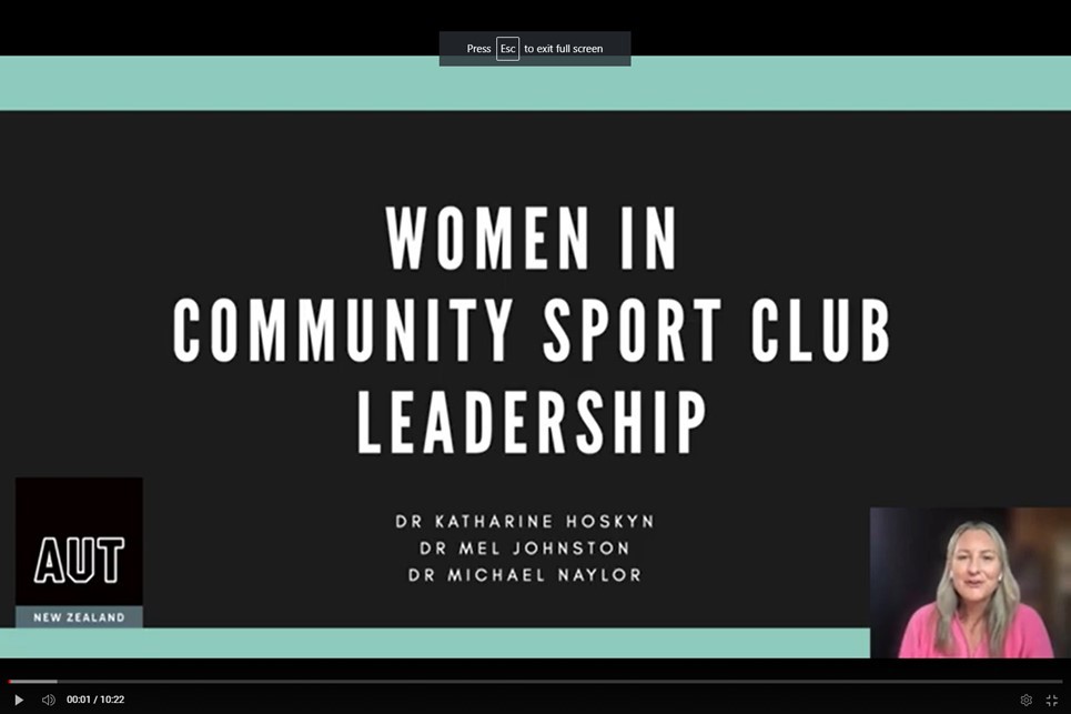 Iwg Mel Johnston Women In Community Sport Club Leadership • Women In