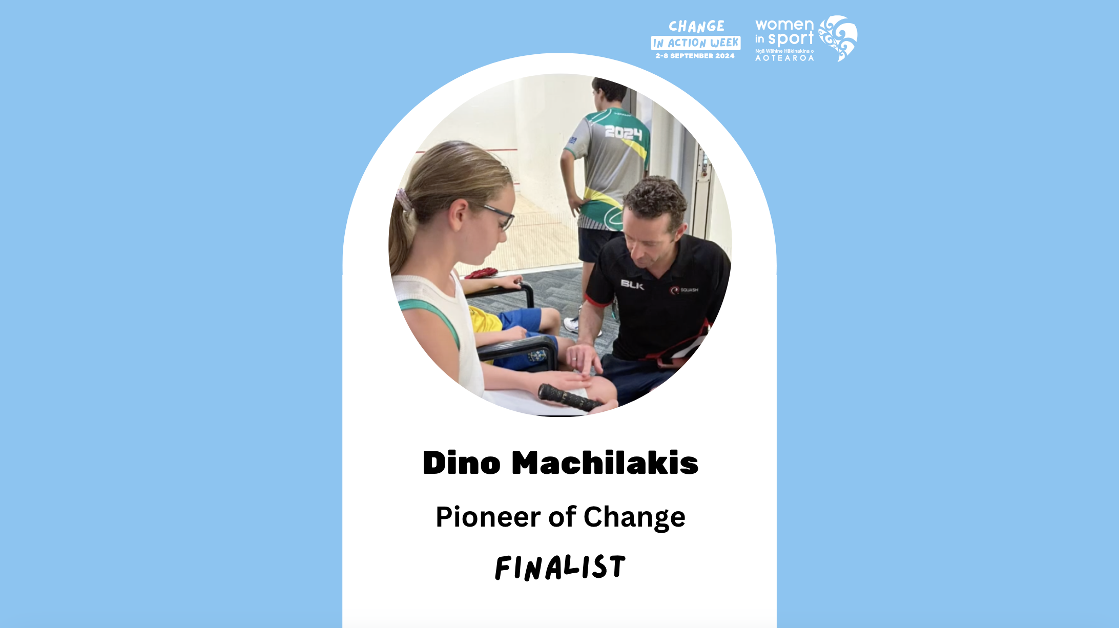 Change in Action Week - Pioneer of Change FINALIST - Dino Michalakis