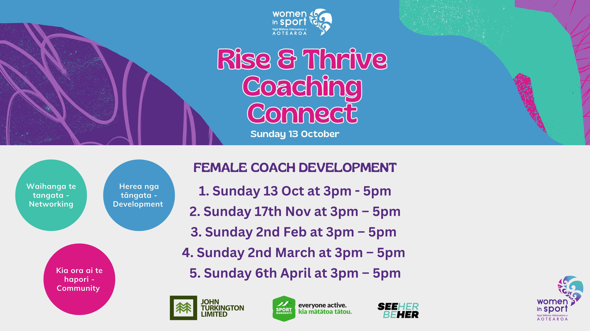 Rise & Thrive Coaching Course - Manawatū